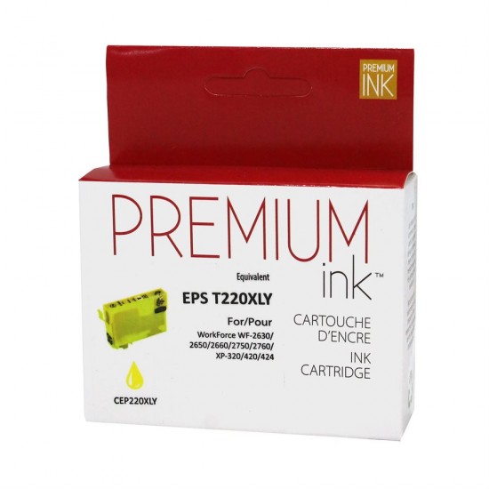 Epson T220XL jaune compatible Premium Ink